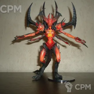 Описание картинки Diablo, Lord of Terror от fhtagn по цене 5 000руб | Свободный Рынок Миниатюр - СРМ