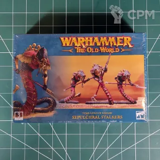 Описание картинки Tomb Kings Sepulchral Stalkers / Necropolis Knight от Vault Boy по цене 6 798руб | Свободный Рынок Миниатюр - СРМ