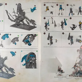 Описание картинки Tomb Kings Of Khemri Tomb King / Lich Priest On Necrolith Bone Dragon от Vault Boy по цене 9 498руб | Свободный Рынок Миниатюр - СРМ