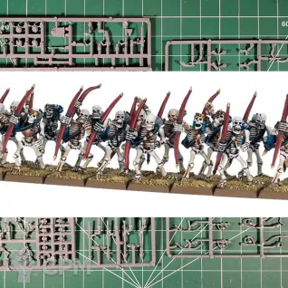 Описание картинки Tomb Kings Of Khemri Skeleton Archers x16 от Vault Boy по цене 4 498руб | Свободный Рынок Миниатюр - СРМ