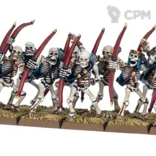 Описание картинки Tomb Kings Of Khemri Skeleton Archers x16 от Vault Boy по цене 4 498руб | Свободный Рынок Миниатюр - СРМ