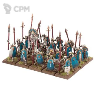 Описание картинки Tomb Kings Of Khemri Skeleton Warriors x20 от Vault Boy по цене 4 998руб | Свободный Рынок Миниатюр - СРМ