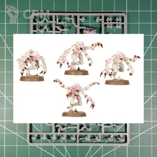 Описание картинки Tyranids Genestealers x4 от Vault Boy по цене 1 798руб | Свободный Рынок Миниатюр - СРМ