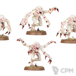 Описание картинки Tyranids Genestealers x4 от Vault Boy по цене 1 798руб | Свободный Рынок Миниатюр - СРМ
