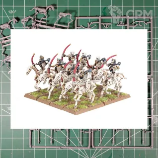 Описание картинки Tomb Kings Of Khemri Skeleton Horsemen Archers x8 от Vault Boy по цене 2 498руб | Свободный Рынок Миниатюр - СРМ