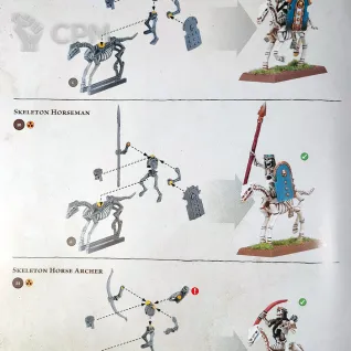 Описание картинки Tomb Kings Of Khemri Skeleton Horsemen Archers x8 от Vault Boy по цене 2 498руб | Свободный Рынок Миниатюр - СРМ