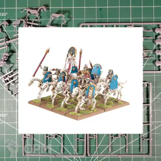 Описание картинки Tomb Kings Of Khemri Skeleton Horsemen Warriors x8 от Vault Boy по цене 2 198руб | Свободный Рынок Миниатюр - СРМ