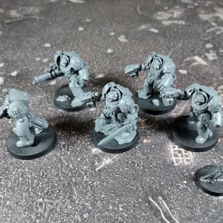 Описание картинки Space Marines Terminator Squad от Каджит по цене 3 498руб | Свободный Рынок Миниатюр - СРМ
