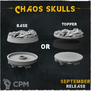 Описание картинки Chaos Skulls Топперы от Studio Cockatoo по цене 2 930руб | Свободный Рынок Миниатюр - СРМ
