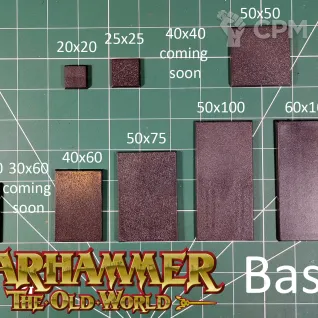 Описание картинки Базы Bases Age of Sigmar, The Old World и др. от Vault Boy по цене 18руб | Свободный Рынок Миниатюр - СРМ