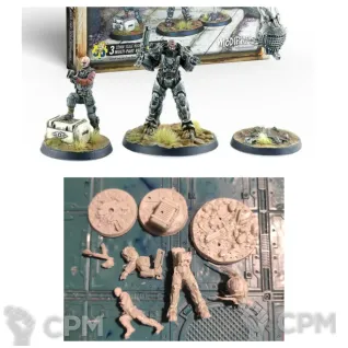 Описание картинки Knight-captain Cade &amp; paladin Danse от Old curiosity shop по цене 1 450руб | Свободный Рынок Миниатюр - СРМ