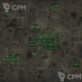 Описание картинки Баттл мат Necromunda Edition «Трубы-заводы» 36x36| Поле для варгеймов | Батлмат от Marauder's Workshop по цене 1 800руб | Свободный Рынок Миниатюр - СРМ