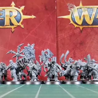 Описание картинки Blades of Khorne Bloodreavers x30 от Каджит по цене 8 888руб | Свободный Рынок Миниатюр - СРМ