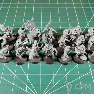Описание картинки Blades of Khorne Bloodreavers x30 от Каджит по цене 8 888руб | Свободный Рынок Миниатюр - СРМ