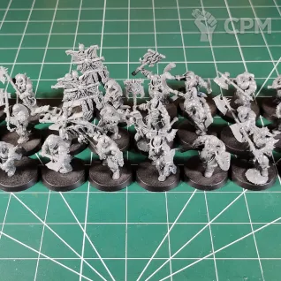 Описание картинки Blades of Khorne Bloodreavers x30 от Каджит по цене 8 888руб | Свободный Рынок Миниатюр - СРМ