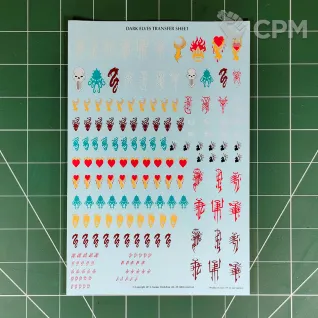 Описание картинки Dark Elves Transfer Sheet (Декали) от Vault Boy по цене 798руб | Свободный Рынок Миниатюр - СРМ