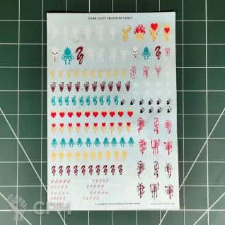 Описание картинки Dark Elves Transfer Sheet Defect (Декали) от Vault Boy по цене 298руб | Свободный Рынок Миниатюр - СРМ