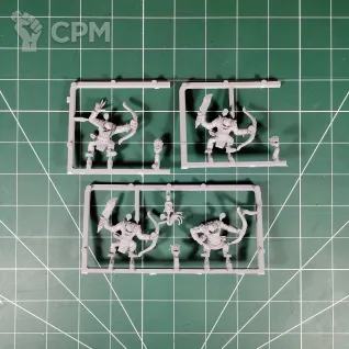 Описание картинки Orc Arrer Boyz x4 II от Каджит по цене 1 398руб | Свободный Рынок Миниатюр - СРМ