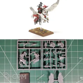 Описание картинки Kingdom Of Bretonnia Pegasus Knight x1 от Vault Boy по цене 2 498руб | Свободный Рынок Миниатюр - СРМ