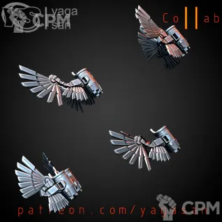 Описание картинки CSM Raptor Backpacks от Стальные Небеса по цене 340руб | Свободный Рынок Миниатюр - СРМ
