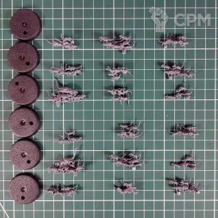 Описание картинки Cursed City Rat swarm (Corpse Rats) от Каджит по цене 2 998руб | Свободный Рынок Миниатюр - СРМ