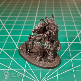 Описание картинки Archaon Chaos Lord on Daemonic Mount от Каджит по цене 5 498руб | Свободный Рынок Миниатюр - СРМ