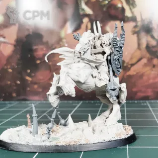 Описание картинки Archaon Chaos Lord on Daemonic Mount от Каджит по цене 5 498руб | Свободный Рынок Миниатюр - СРМ