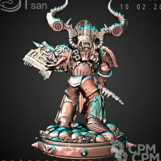 Описание картинки Khorne Berzerker от Стальные Небеса по цене 500руб | Свободный Рынок Миниатюр - СРМ