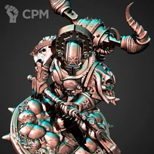 Описание картинки Khorne Berzerker от Стальные Небеса по цене 500руб | Свободный Рынок Миниатюр - СРМ