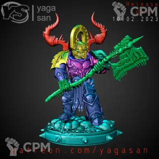 Описание картинки Khorne Berzerker от Стальные Небеса по цене 500руб | Свободный Рынок Миниатюр - СРМ