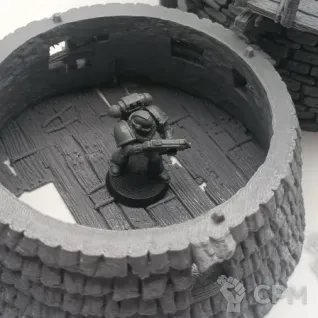 Описание картинки Проклятая Мельница - Фэнтези Террейн, Shadowfey Ruins от Terrain Print по цене 2 600руб | Свободный Рынок Миниатюр - СРМ