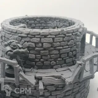 Описание картинки Проклятая Мельница - Фэнтези Террейн, Shadowfey Ruins от Terrain Print по цене 2 600руб | Свободный Рынок Миниатюр - СРМ