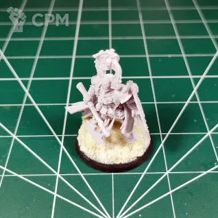 Описание картинки Chaos Lord or Exalted Hero of Khorne от Каджит по цене 3 498руб | Свободный Рынок Миниатюр - СРМ