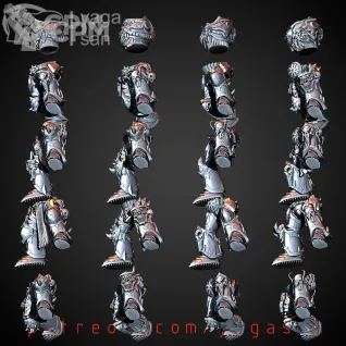 Описание картинки CSM Torso &amp; Legs от Стальные Небеса по цене 1 100руб | Свободный Рынок Миниатюр - СРМ