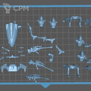 Описание картинки [КОПИЯ] Shroud Runners 3шт от Knight of Light по цене 650руб | Свободный Рынок Миниатюр - СРМ