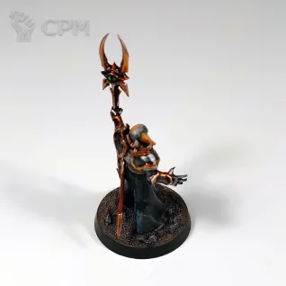 Описание картинки Slaves to Darkness Chaos Sorcerer Lord (Sorcerer of Chaos) от Каджит по цене 3 998руб | Свободный Рынок Миниатюр - СРМ