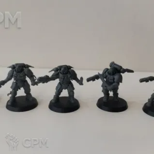 Описание картинки Primaris Reivers от Nik_Su по цене 1 600руб | Свободный Рынок Миниатюр - СРМ