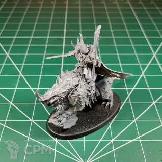 Описание картинки Chaos Lord on Daemonic Mount от Каджит по цене 3 998руб | Свободный Рынок Миниатюр - СРМ