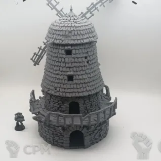 Описание картинки Проклятая Мельница - Фэнтези Террейн, Shadowfey Ruins от Terrain Print по цене 2 600руб | Свободный Рынок Миниатюр - СРМ