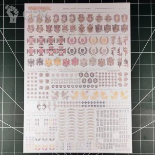 Описание картинки Empire Of Man Transfer Sheet (Декали) от Vault Boy по цене 5 298руб | Свободный Рынок Миниатюр - СРМ