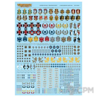 Описание картинки Empire Of Man Transfer Sheet (Декали) Оригинал GW от Vault Boy по цене 5 298руб | Свободный Рынок Миниатюр - СРМ