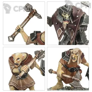 Описание картинки Набор миниатюр Warhammer Age of Sigmar Helsmiths of Hashut Hobgrot Vandalz от Дауран по цене 5 000руб | Свободный Рынок Миниатюр - СРМ