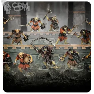 Описание картинки Набор миниатюр Warhammer Age of Sigmar Helsmiths of Hashut Hobgrot Vandalz от Дауран по цене 5 000руб | Свободный Рынок Миниатюр - СРМ