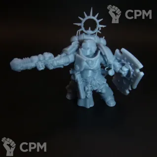 Описание картинки Primaris Lieutenant от White Rhino по цене 399руб | Свободный Рынок Миниатюр - СРМ