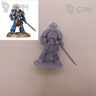 Описание картинки Primaris Lieutenant Amulius от White Rhino по цене 399руб | Свободный Рынок Миниатюр - СРМ