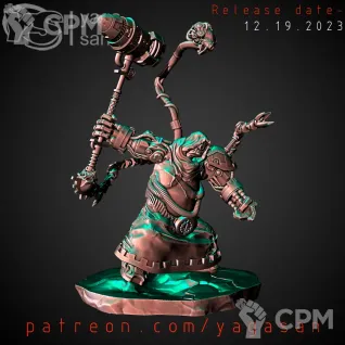 Описание картинки Dark Mechanicum Paladin Executioner от Стальные Небеса по цене 400руб | Свободный Рынок Миниатюр - СРМ
