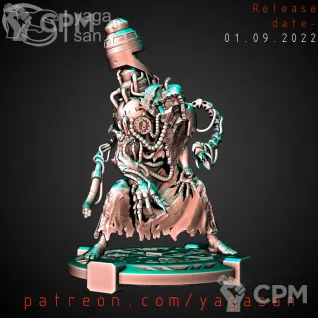 Описание картинки Dark Mechanicum Tech Priest v2 от Стальные Небеса по цене 400руб | Свободный Рынок Миниатюр - СРМ