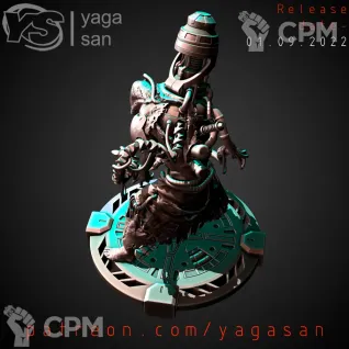 Описание картинки Dark Mechanicum Tech Priest v2 от Стальные Небеса по цене 400руб | Свободный Рынок Миниатюр - СРМ