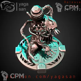 Описание картинки Dark Mechanicum Tech Priest v2 от Стальные Небеса по цене 400руб | Свободный Рынок Миниатюр - СРМ
