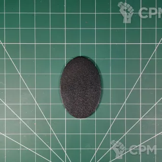 Описание картинки Oval Base 105x70 mm Подставка овальная пластик от Vault Boy по цене 158руб | Свободный Рынок Миниатюр - СРМ